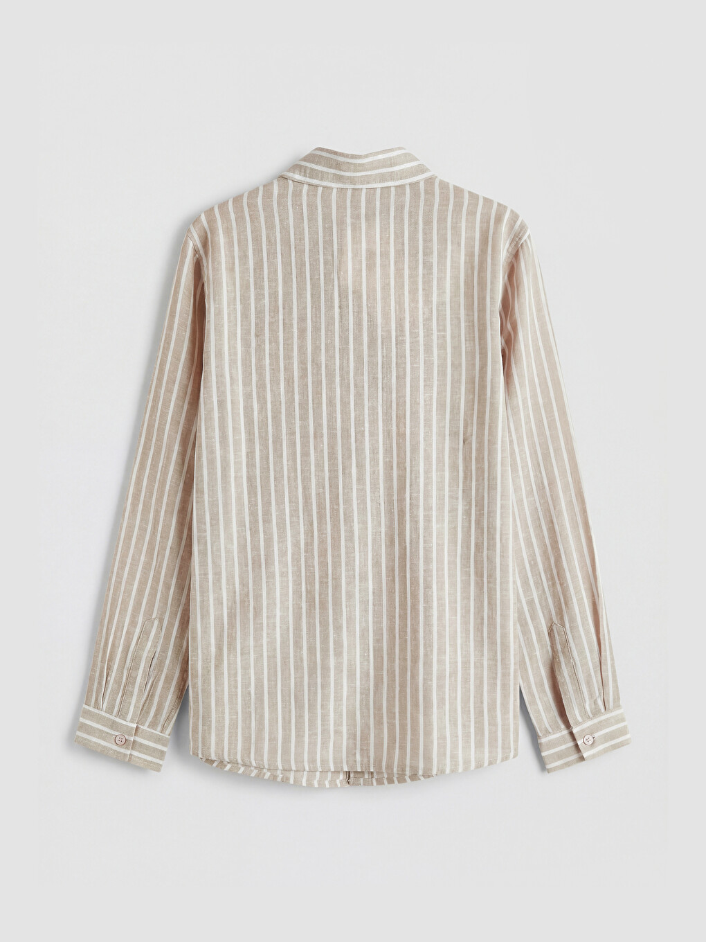 Striped Linen Blend Boys' Shirt-2