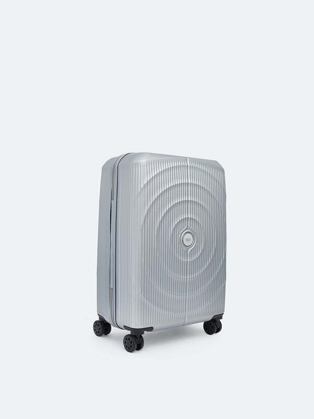 Gri Kilit Detaylı Küçük Boy Valiz