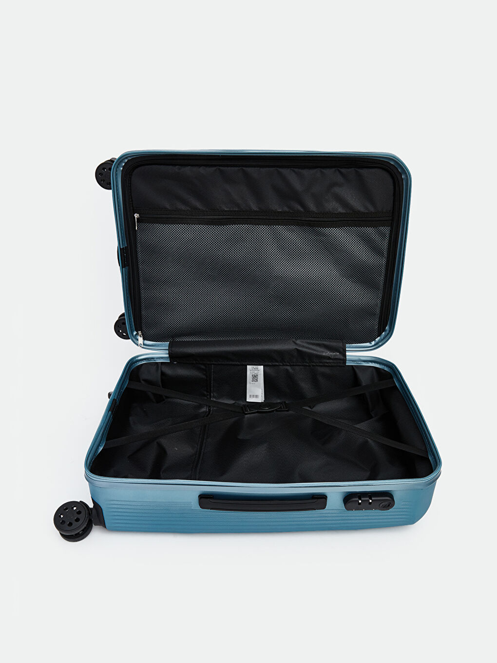 İndigo Kilit Detaylı Küçük Boy Valiz-2