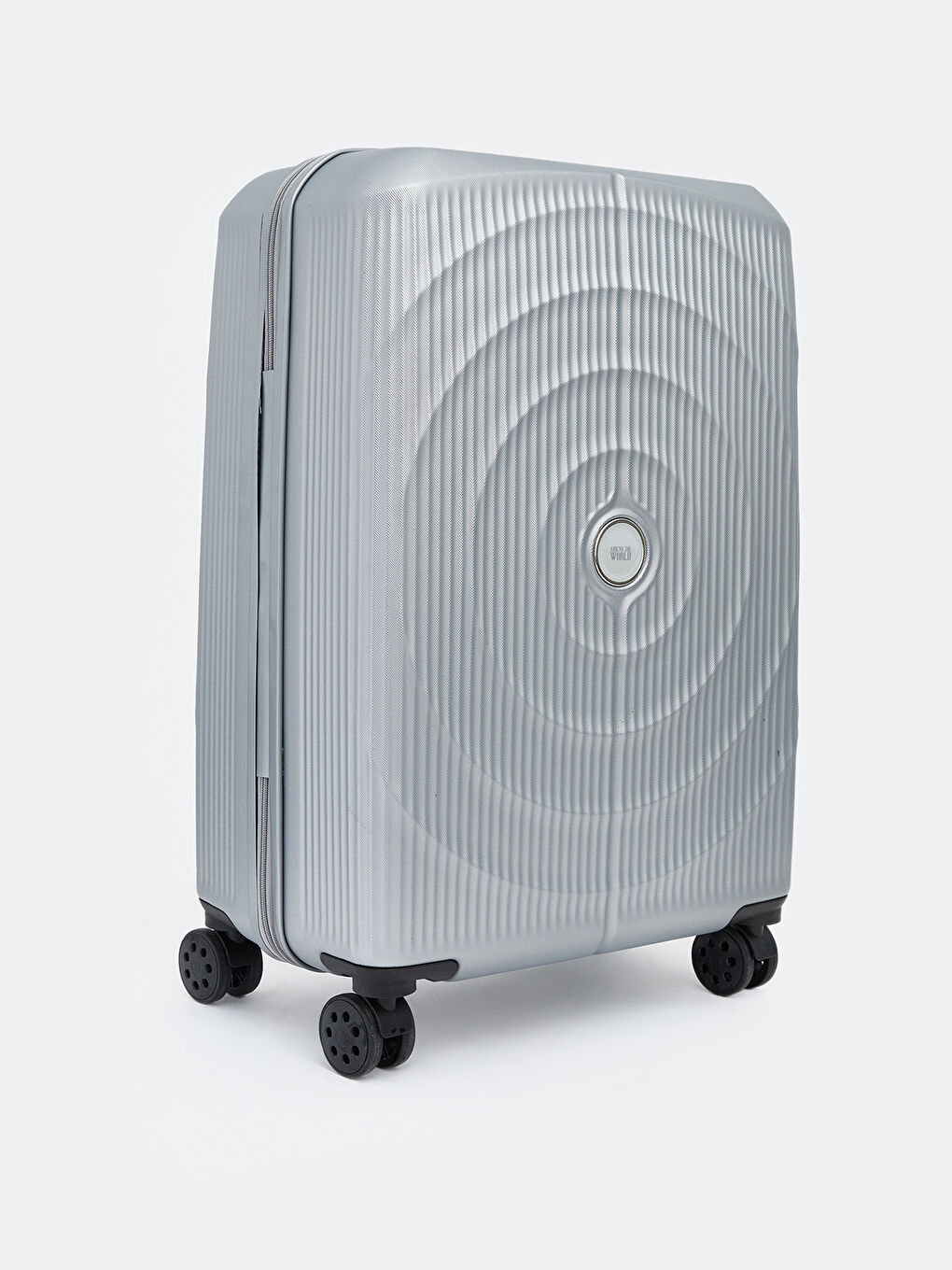 Gri Kilit Detaylı Büyük Boy Valiz