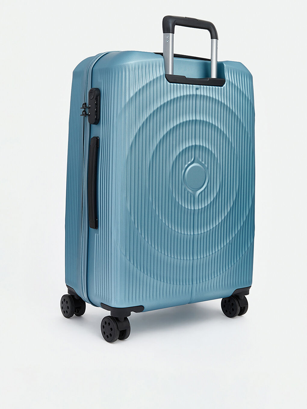 İndigo Kilit Detaylı Büyük Boy Valiz-1