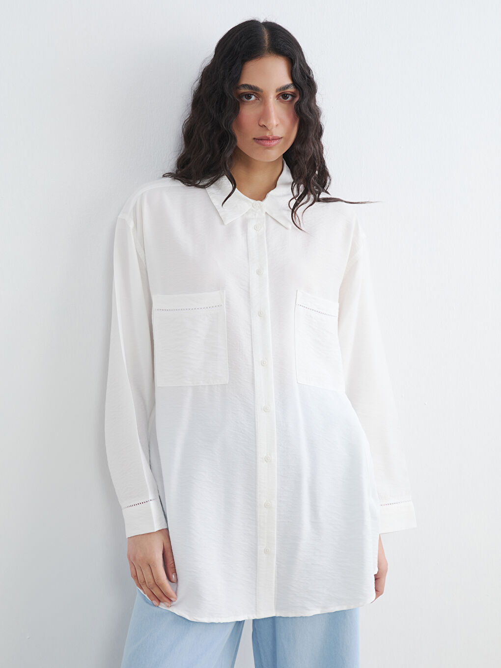Woman ECRU Shirt Tunic