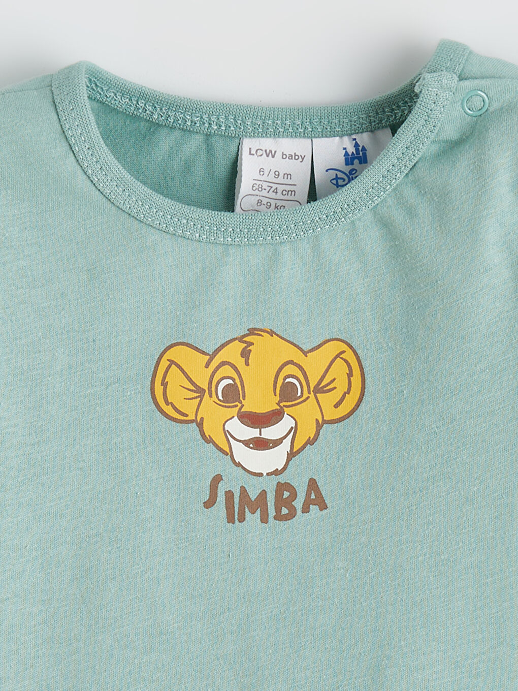 Yeşil Aslan Kral Baskılı Erkek Bebek Takım-3
