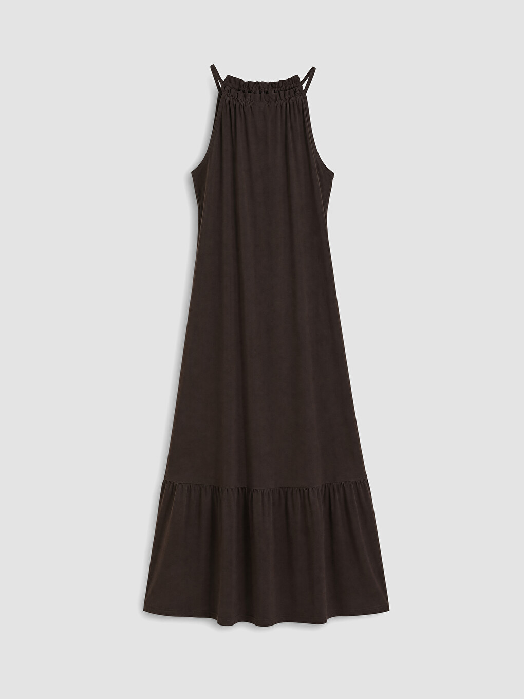 Woman Brown Dress-3