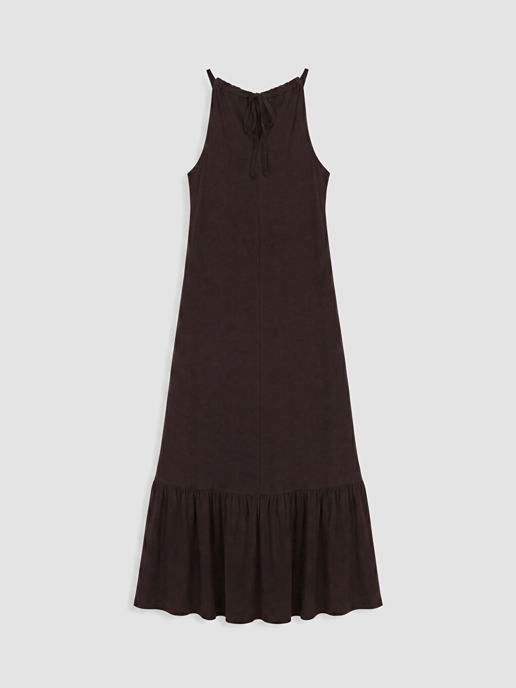 Woman Brown Dress-5