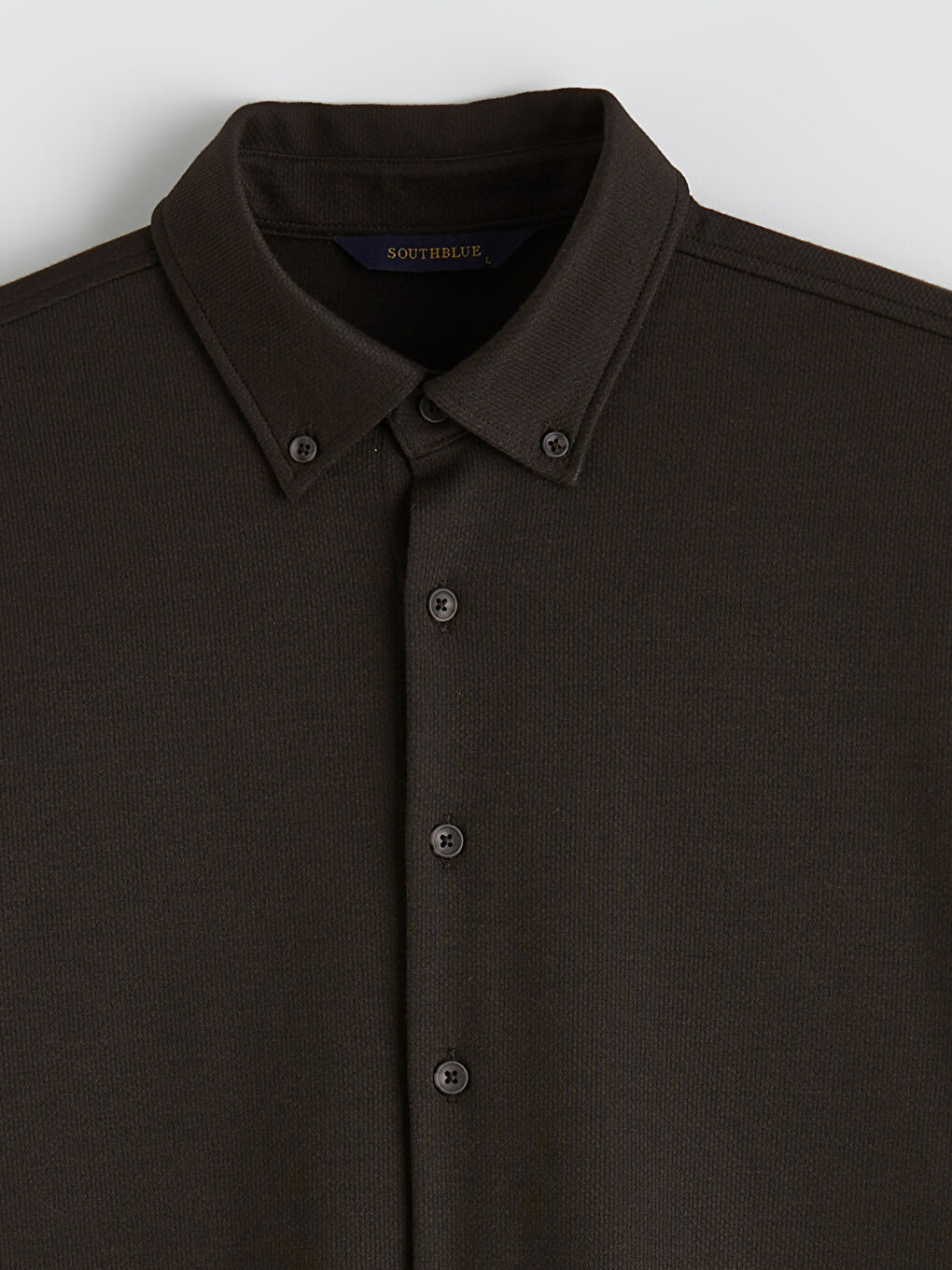 Kahverengi Regular Fit Erkek Gömlek-1