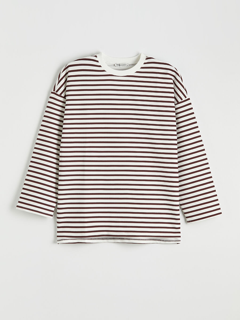 Mürdüm Rahat Kalıp Kadın Sweatshirt Tunik