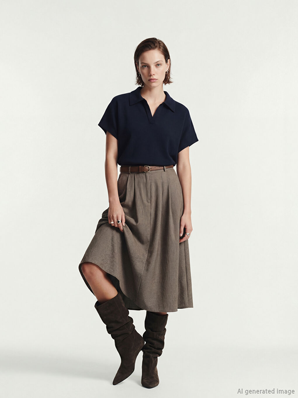 Women's Polo Shirt-1