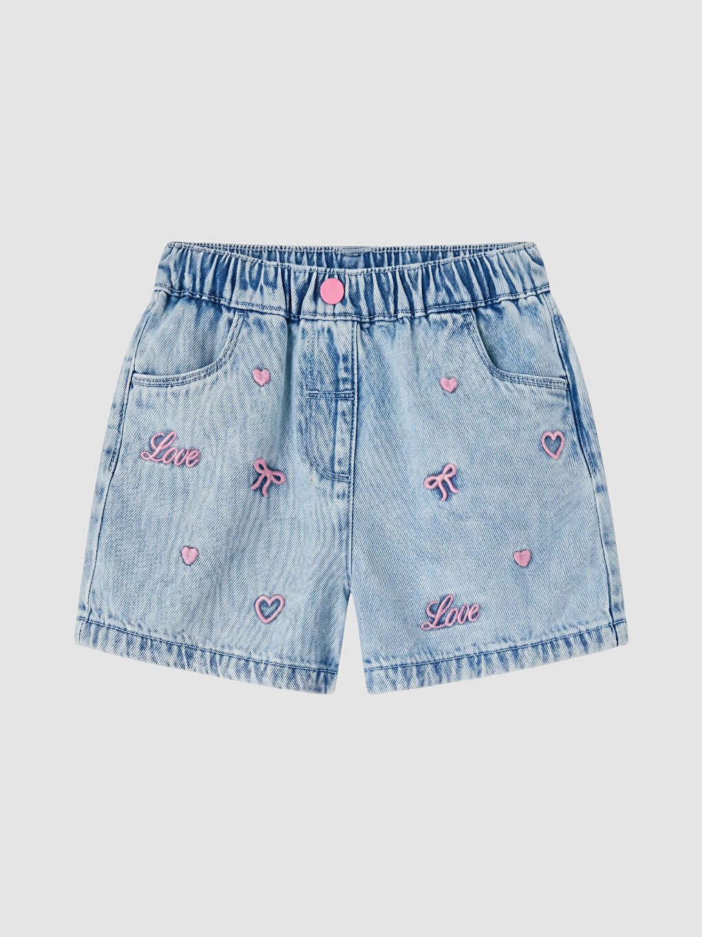 Girl Blue Denim Shorts