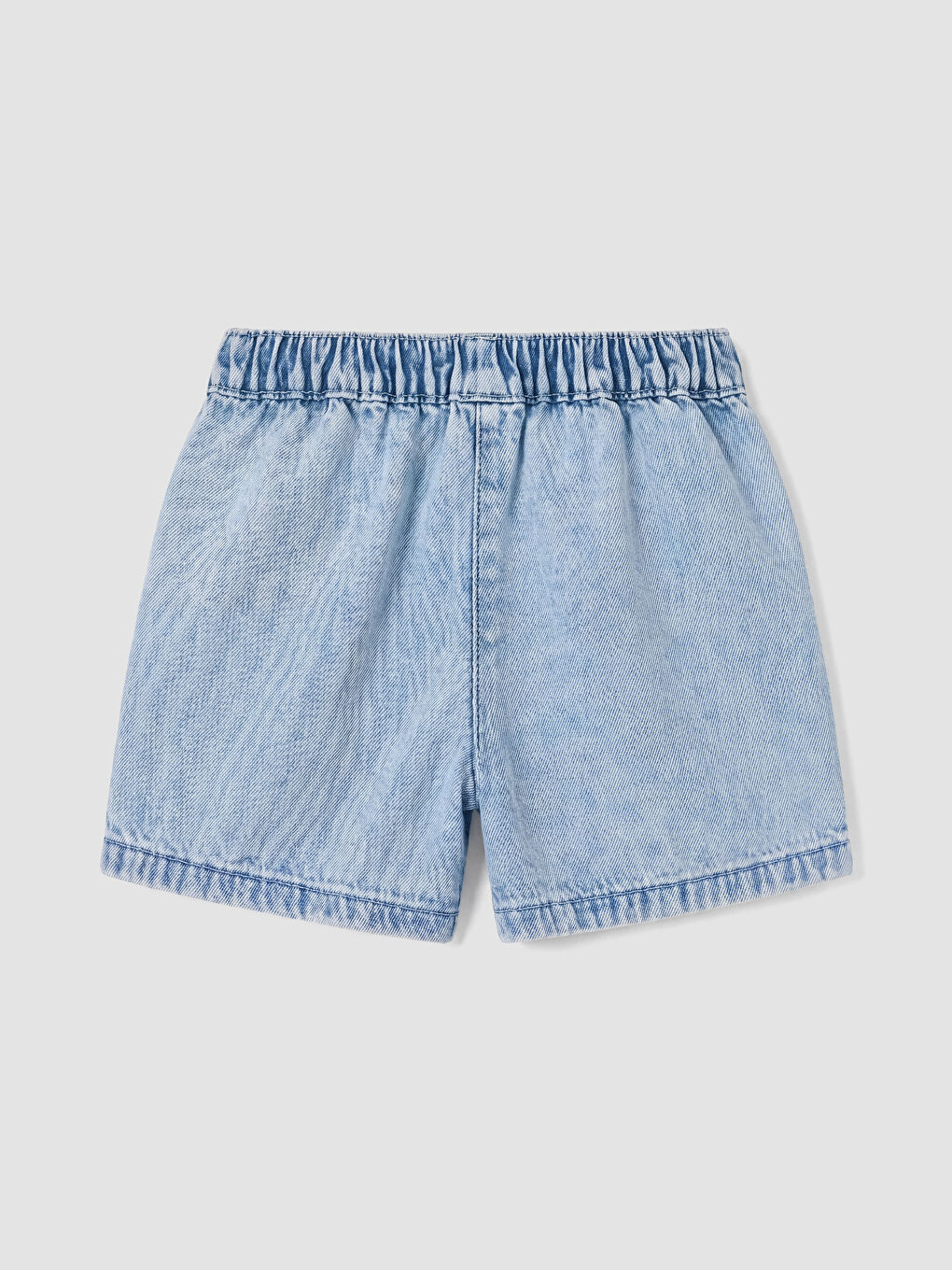 Girl Blue Denim Shorts-2