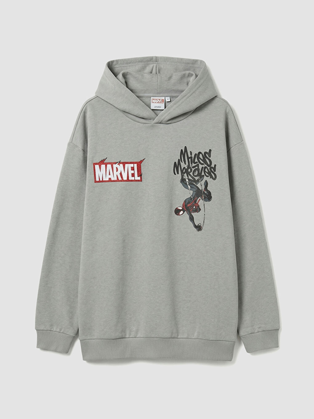 Gri Spider-Man Baskılı Erkek Çocuk Eşofman Takımı-1