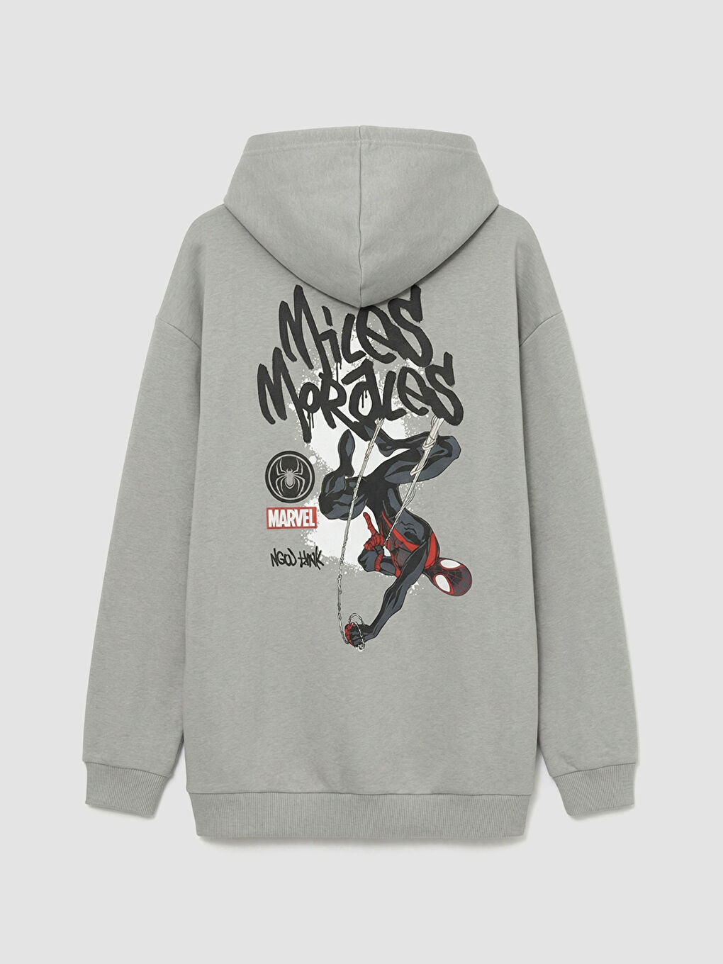 Gri Spider-Man Baskılı Erkek Çocuk Eşofman Takımı-2