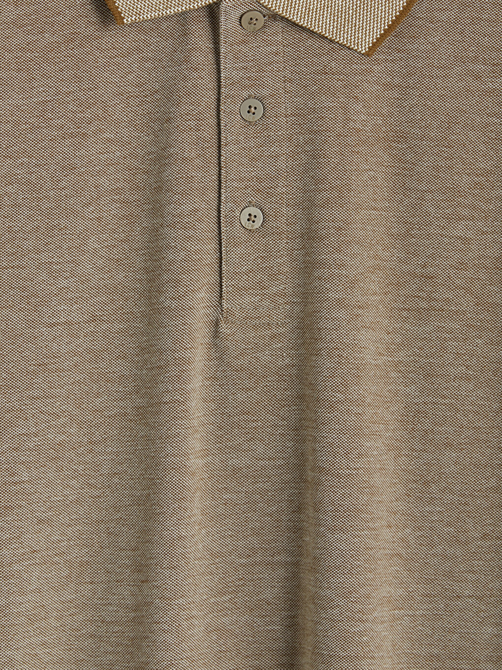 Standard Fit Polo Collar Men's T-Shirt-2
