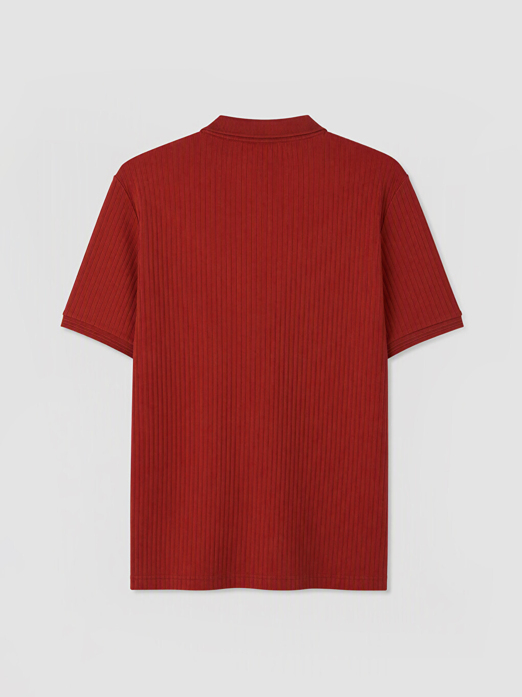 Kahverengi Polo Yaka Erkek Tişört-1