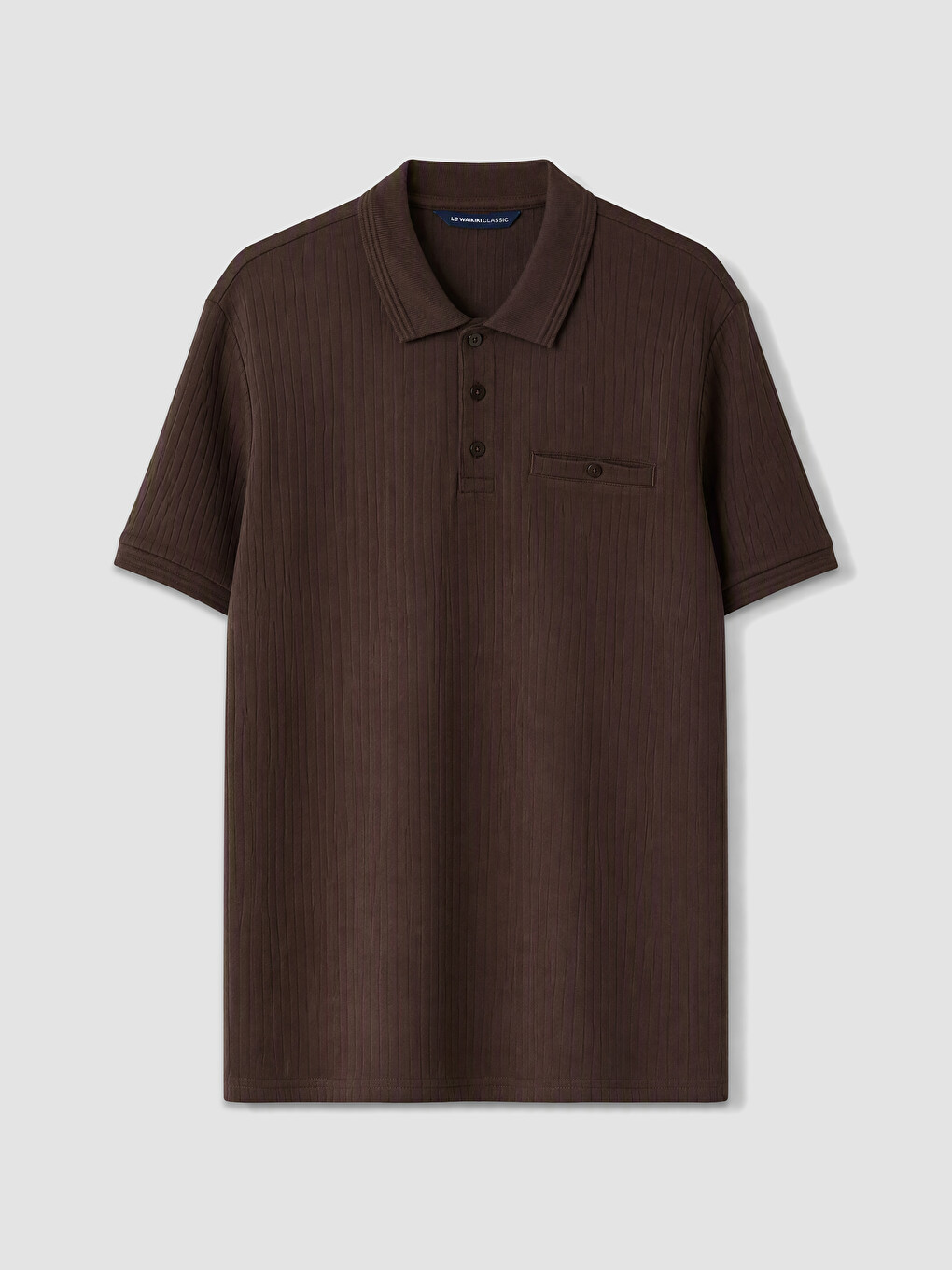 Polo Collar Men's T-shirt-3