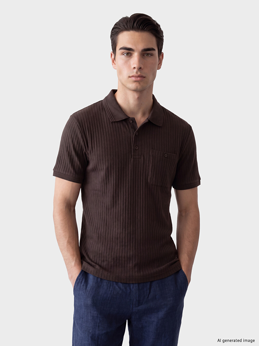 Polo Collar Men's T-shirt