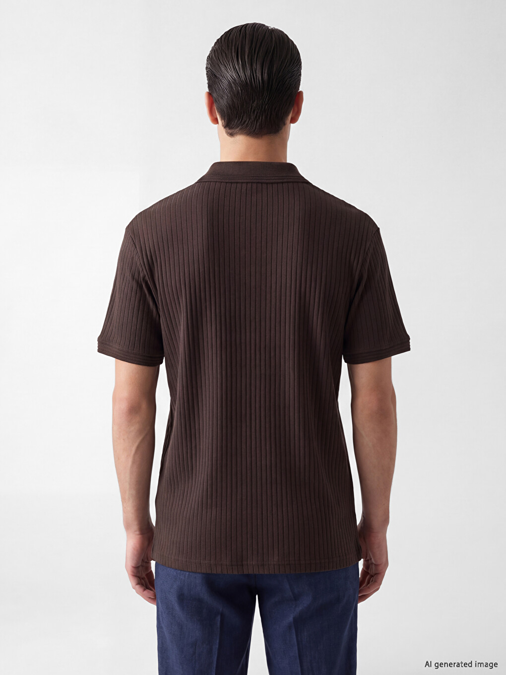 Polo Collar Men's T-shirt-2