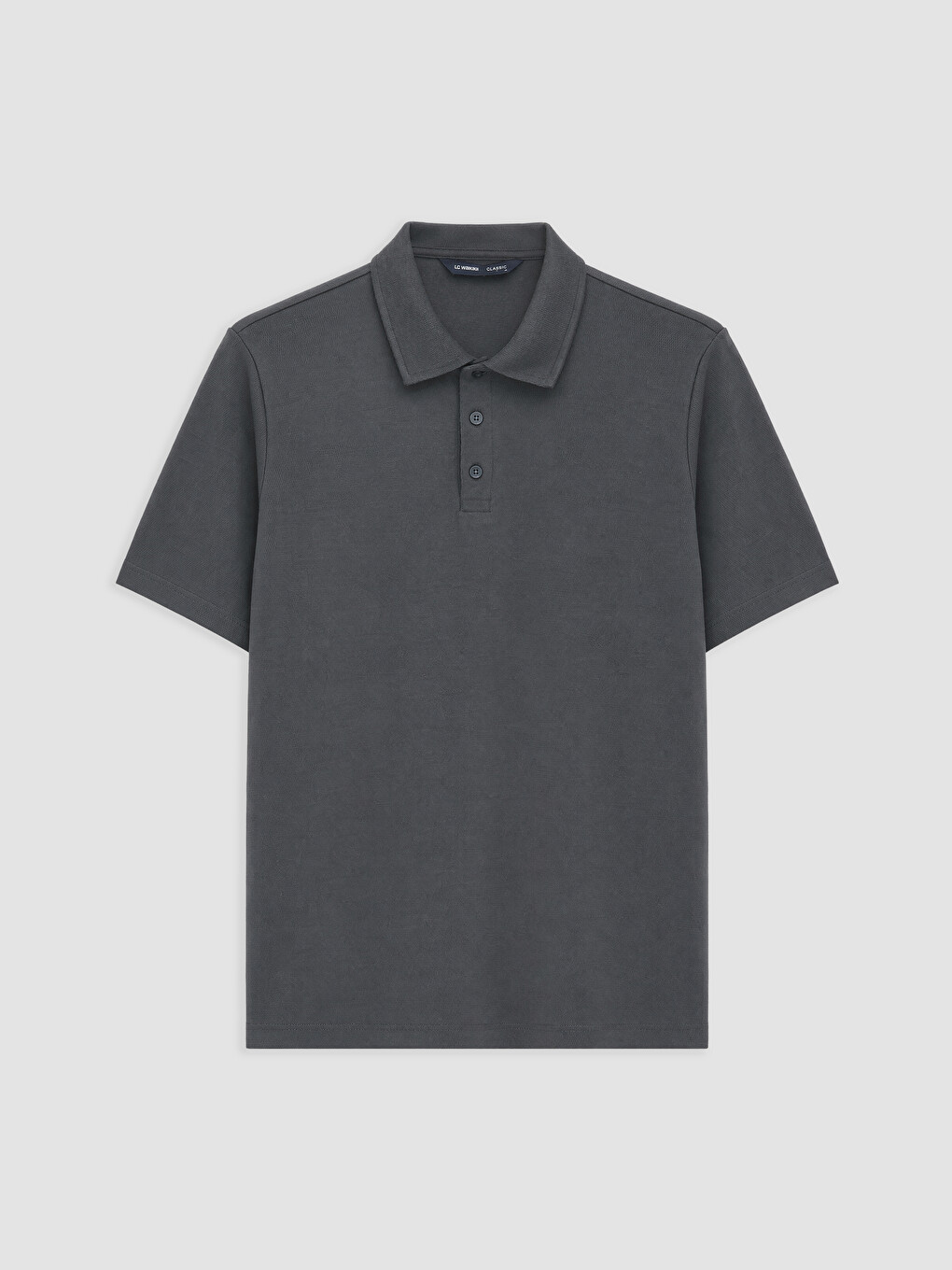 Antrasit Polo Yaka Erkek Tişört-3