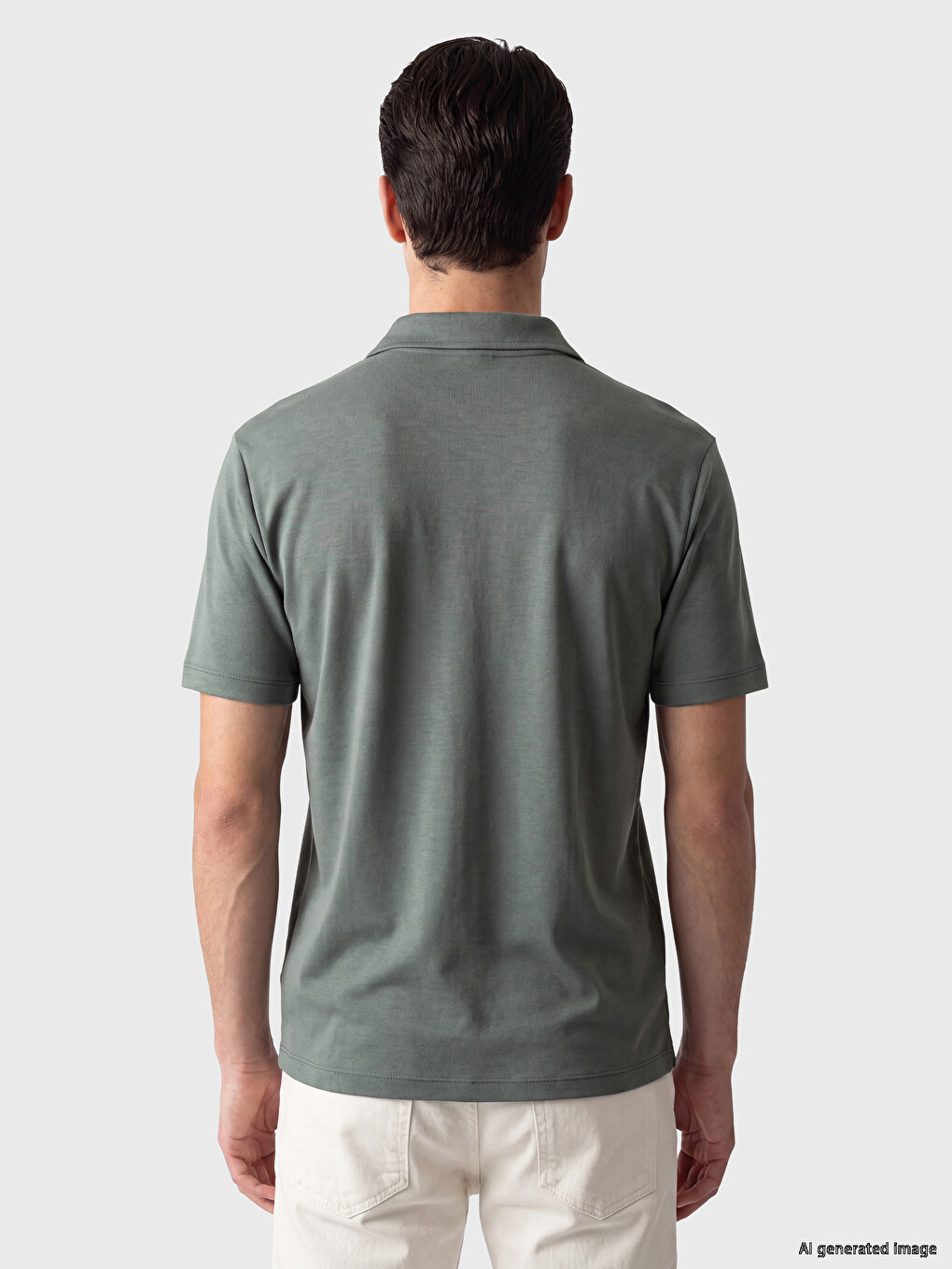 T-shirt Me Jakë Polo Për Burra-2