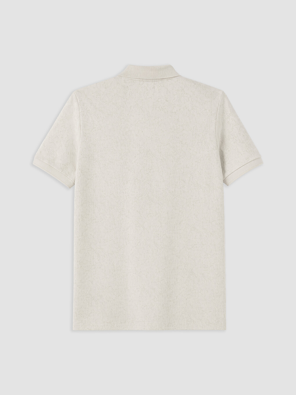 Gri Polo Yaka Pike Erkek Tişört-5