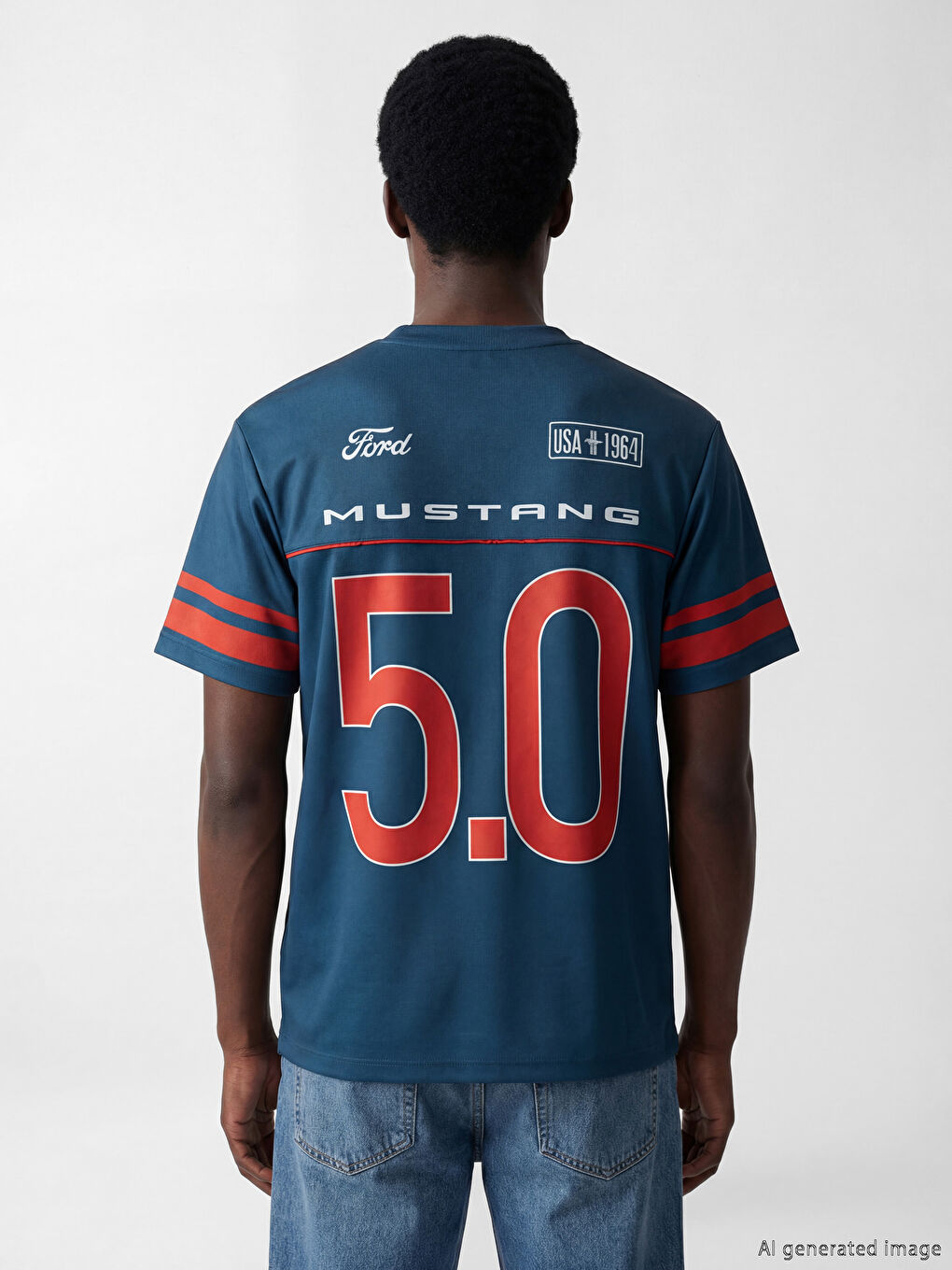 Ford Printed Crew Neck Men's T-Shirt-2