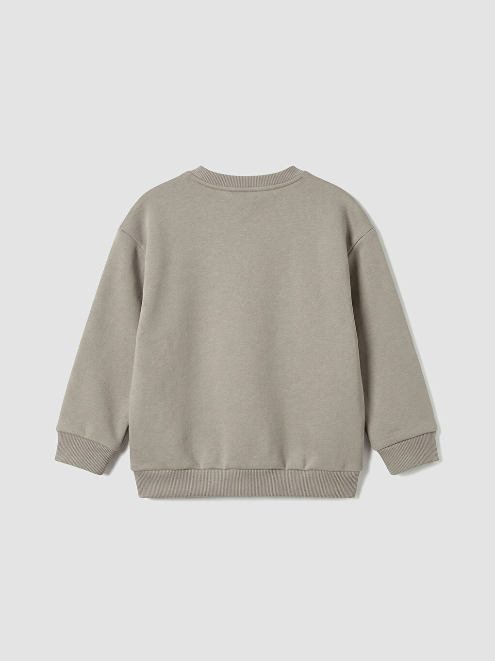 Gri Baskılı Erkek Çocuk Sweatshirt ve Pantolon-2