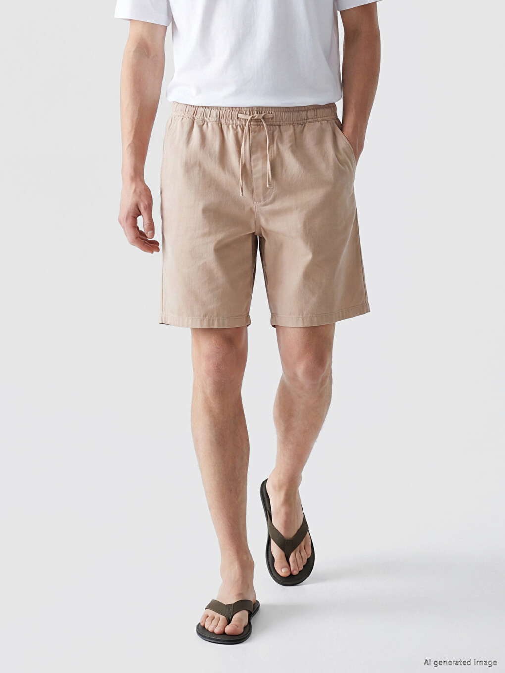 Shorts Beige Homme