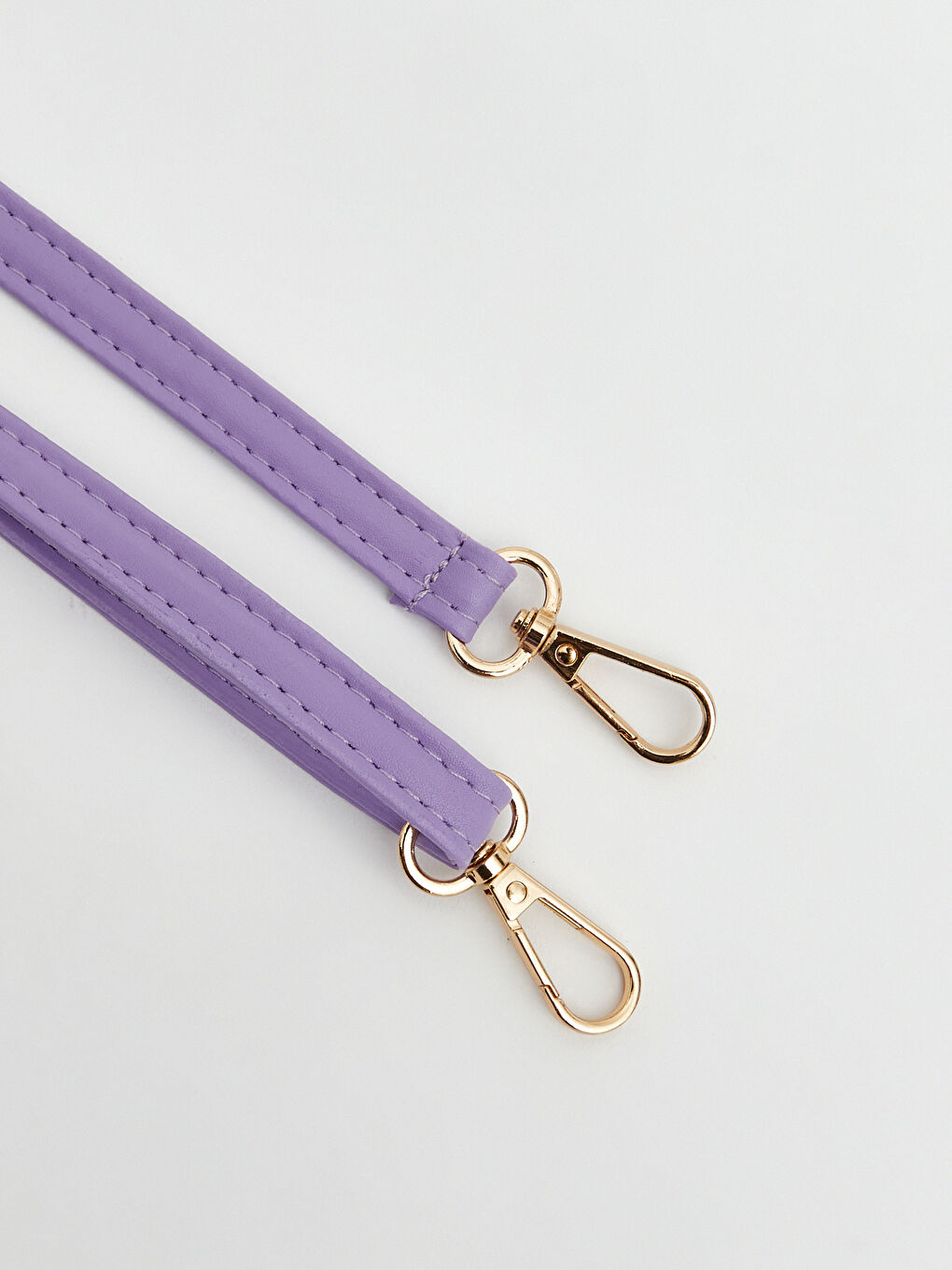 Lila Deri Görünümlü Kadın Kol Çantası-5