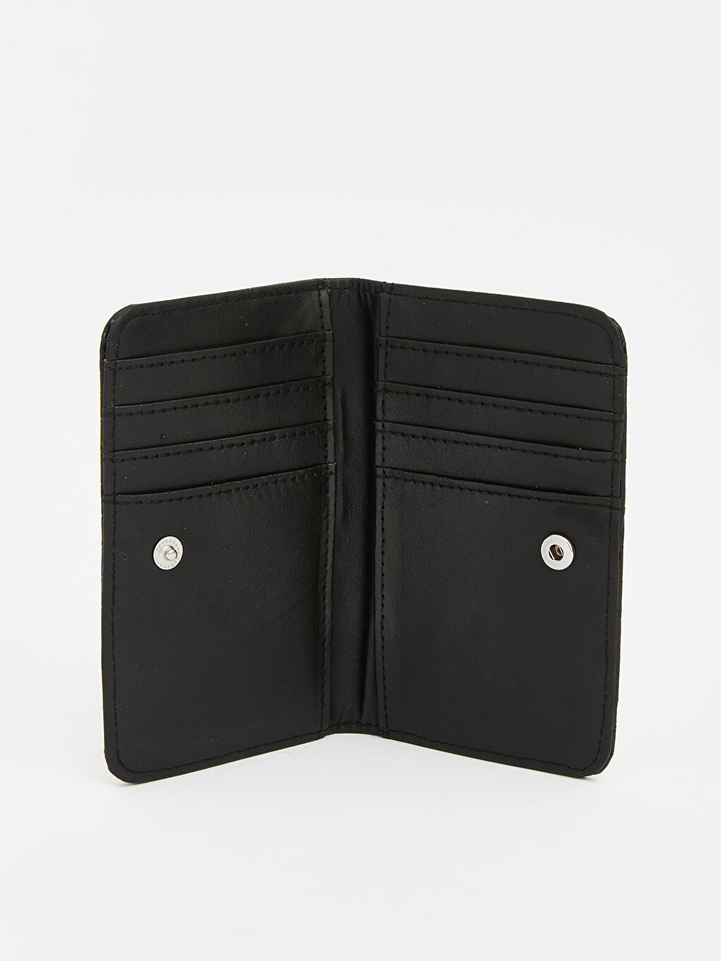 Siyah Kroko Desenli Kadın Cüzdan-1