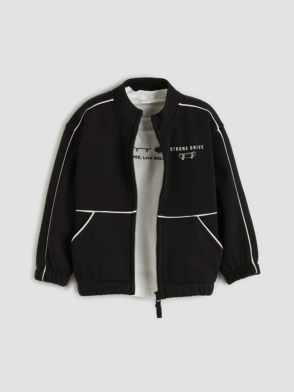 Boy BLACK Tracksuit Set-3