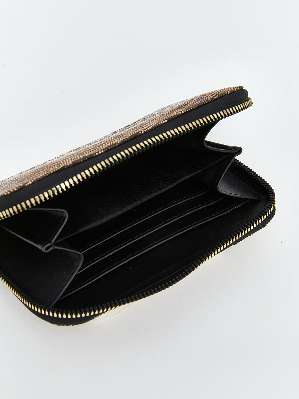 Karışık Leopar Desenki Kadın Cüzdan-3