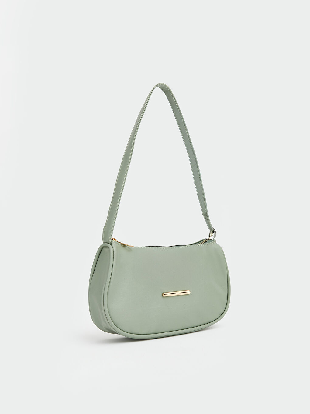 Yeşil Deri Görünümlü Kız Çocuk Omuz Çantası-1