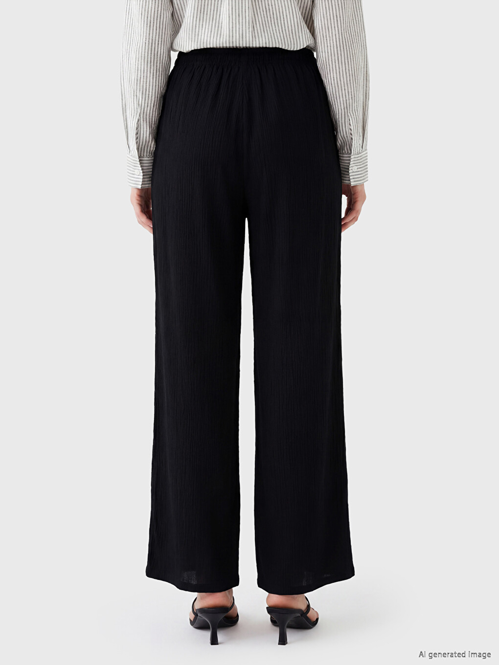 Damenhose mit elastischem Bund-3