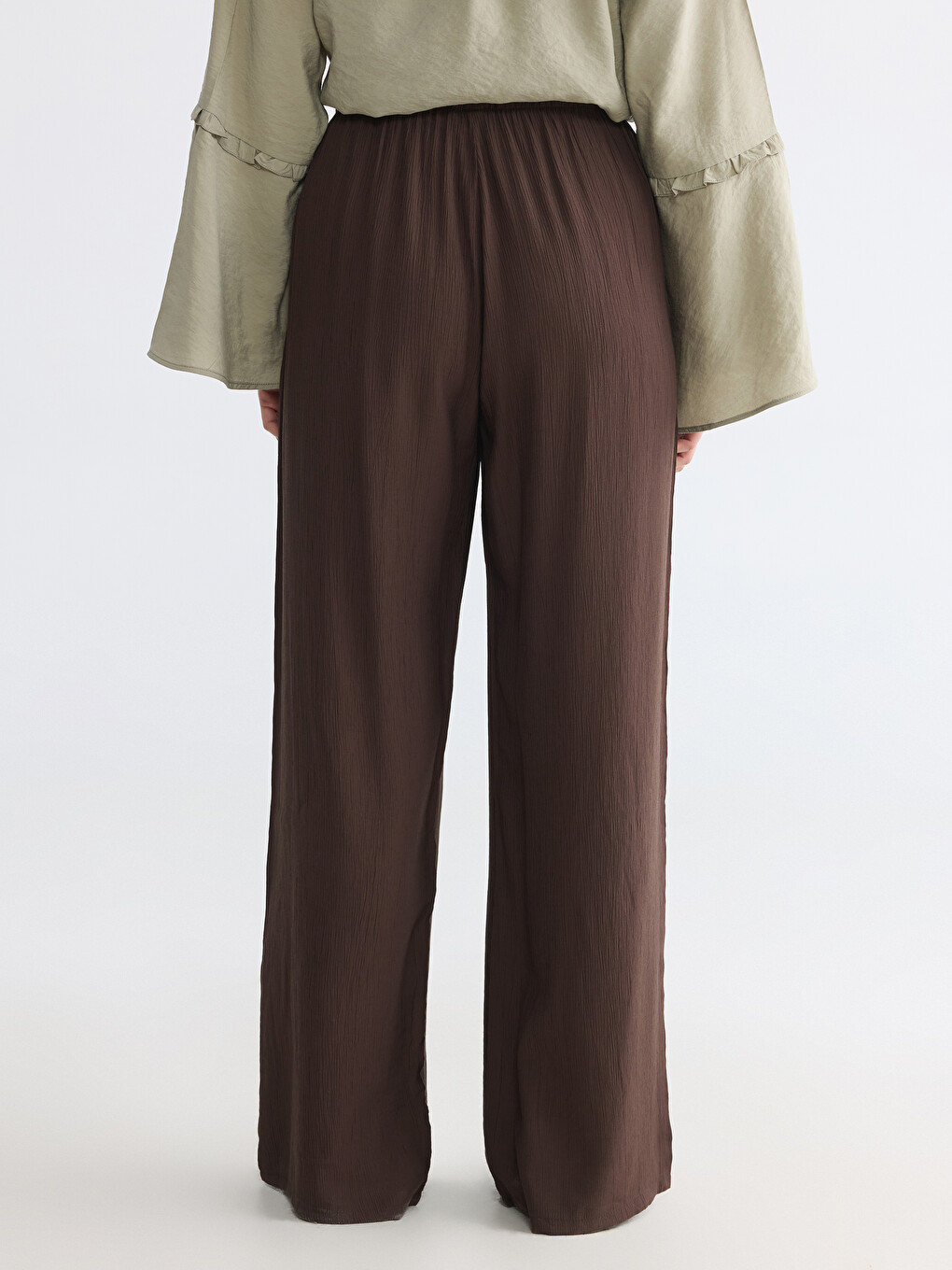 Elastic Waist Women's Trousers-3