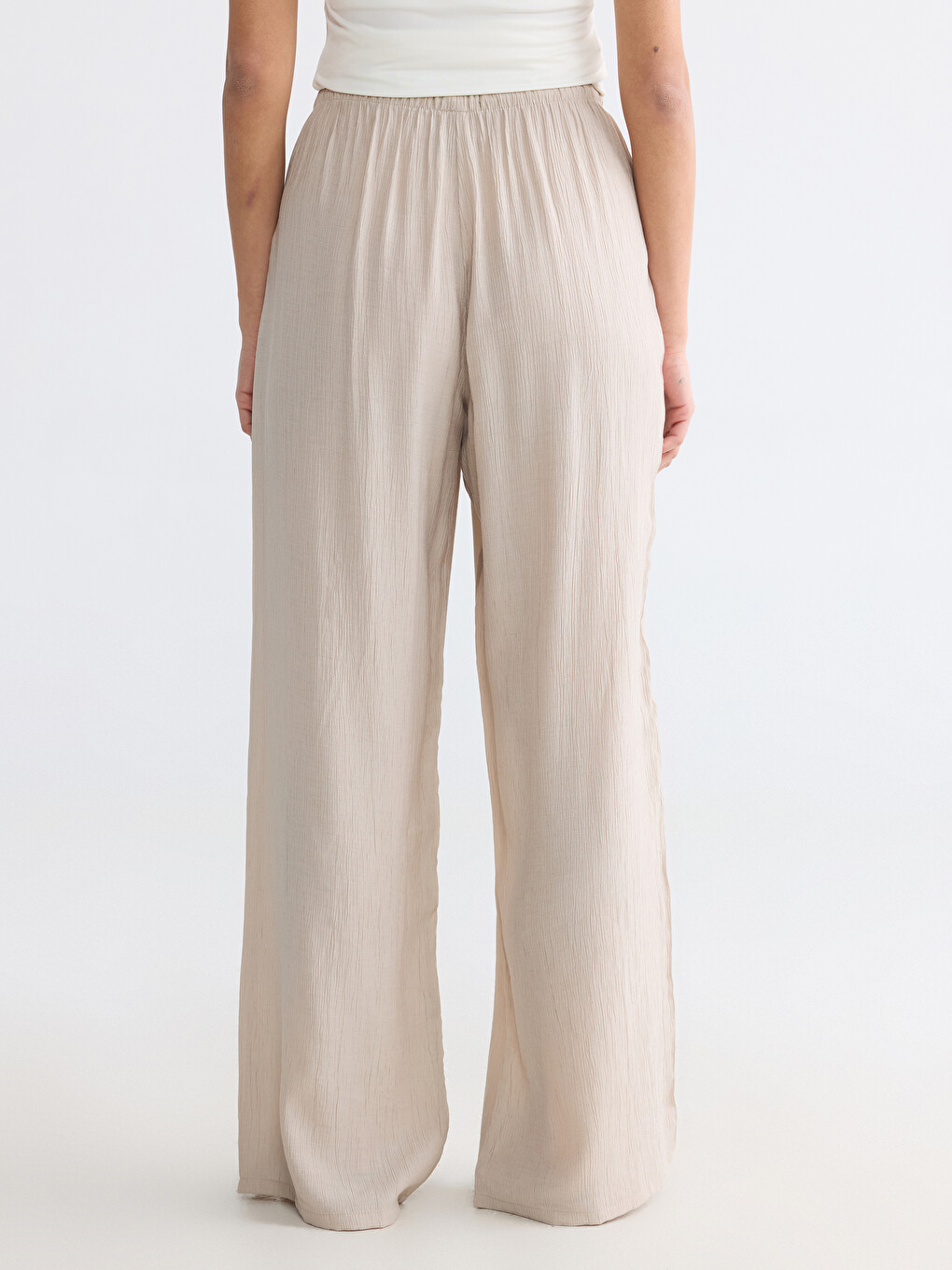 Elastic Waist Women's Trousers-2