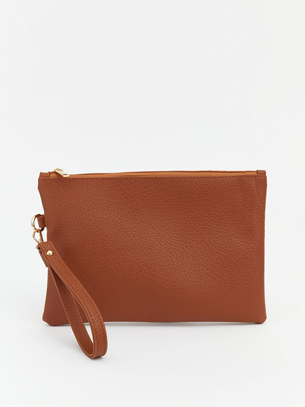 Kahverengi Deri Görünümlü Kadın El Çantası