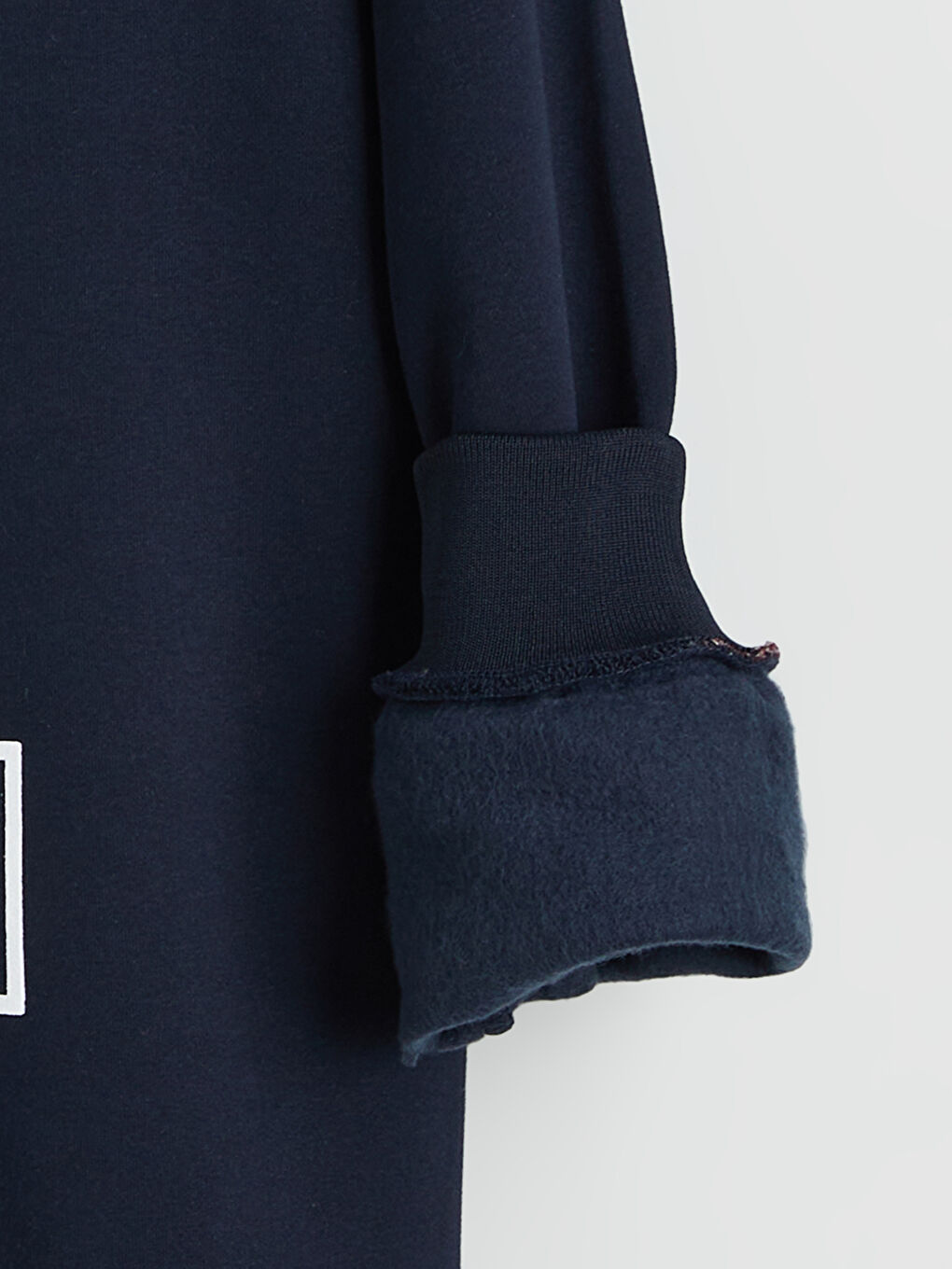 Lacivert Harry Potter Baskılı Kadın Kalın Sweatshirt-5