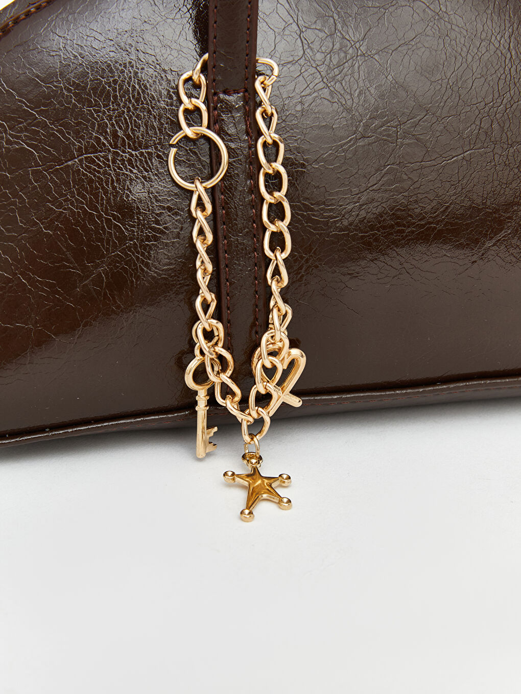 Әйелдер қоңыр Иық сөмкесі-2