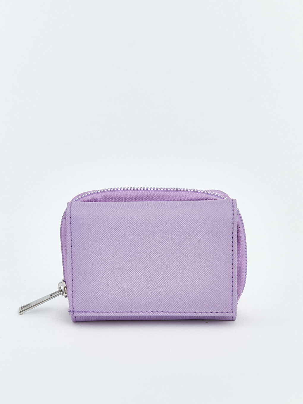 Lila Deri Görünümlü Kadın Cüzdan