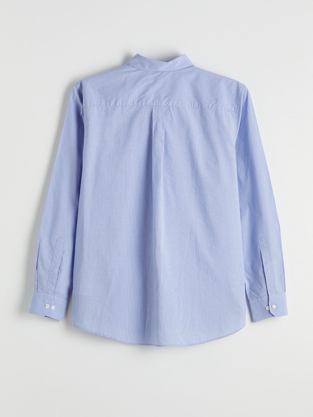 Mavi Regular Fit Çizgili Poplin Erkek Gömlek-1