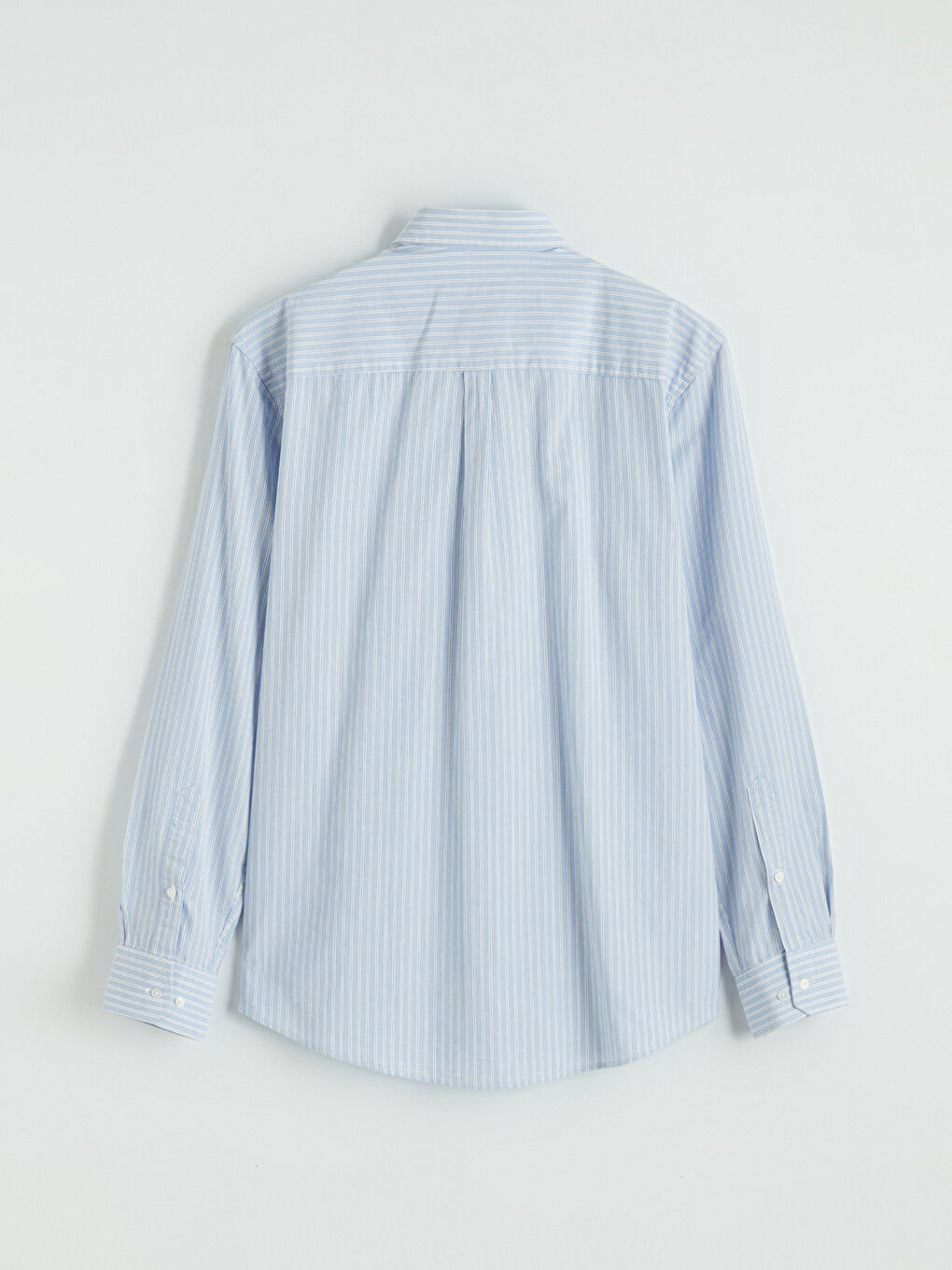 Mavi Regular Fit Çizgili Poplin Erkek Gömlek-2