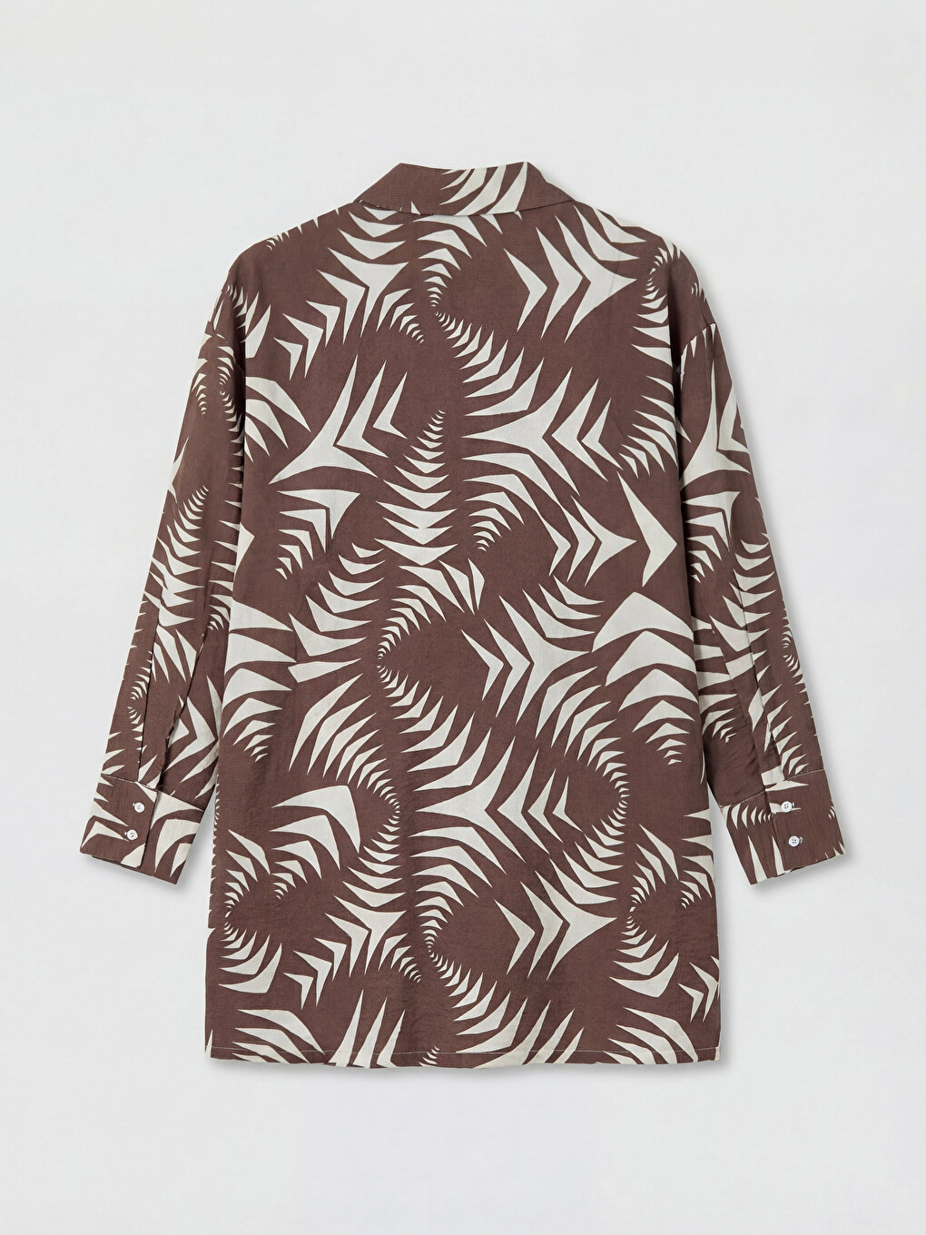 Woman Brown Shirt Tunic-5