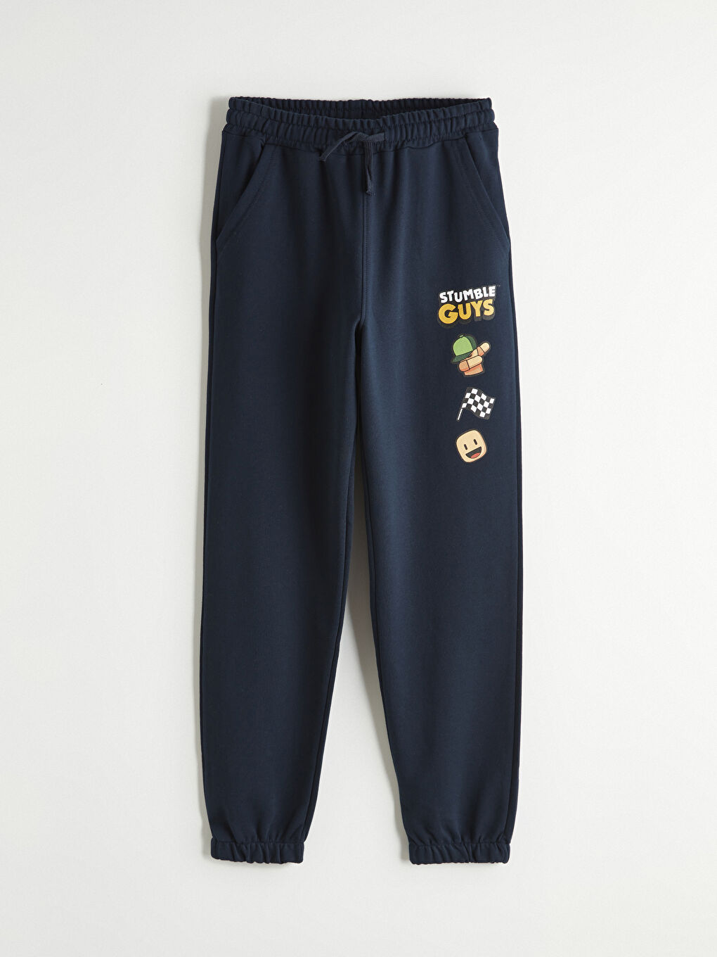 Lacivert Erkek Çocuk Stumble Guys Baskılı Eşofman Altı