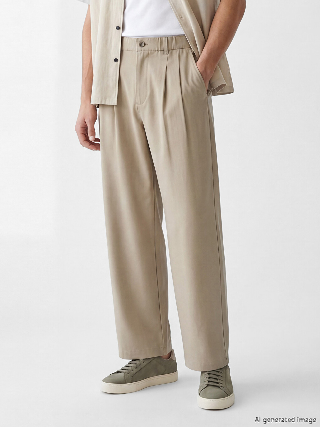 Loose Fit Men's Trousers-1
