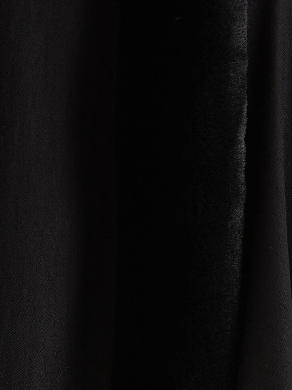 Siyah Suni Kürk Detaylı Kadın Şal-5