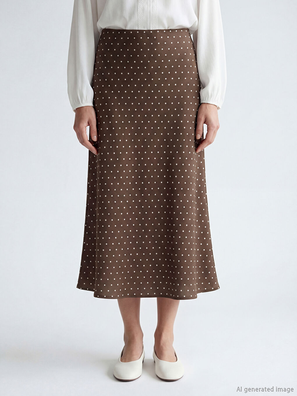 Woman BROWN Skirt-1