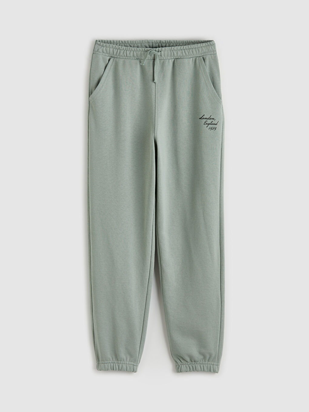 Yeşil Baskılı Erkek Çocuk Jogger Eşofman Altı