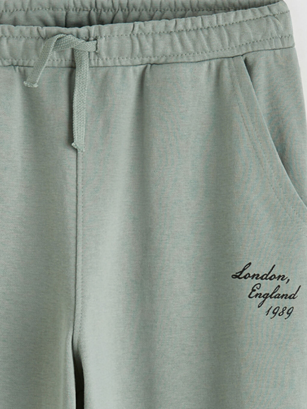 Yeşil Baskılı Erkek Çocuk Jogger Eşofman Altı-2