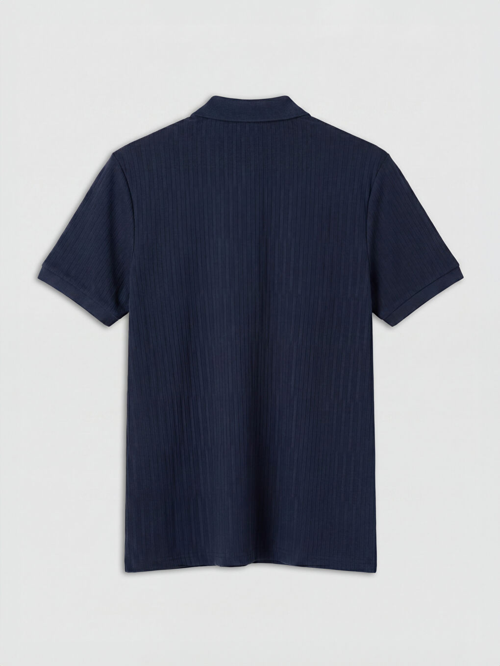 Lacivert Polo Yaka Erkek Tişört-1