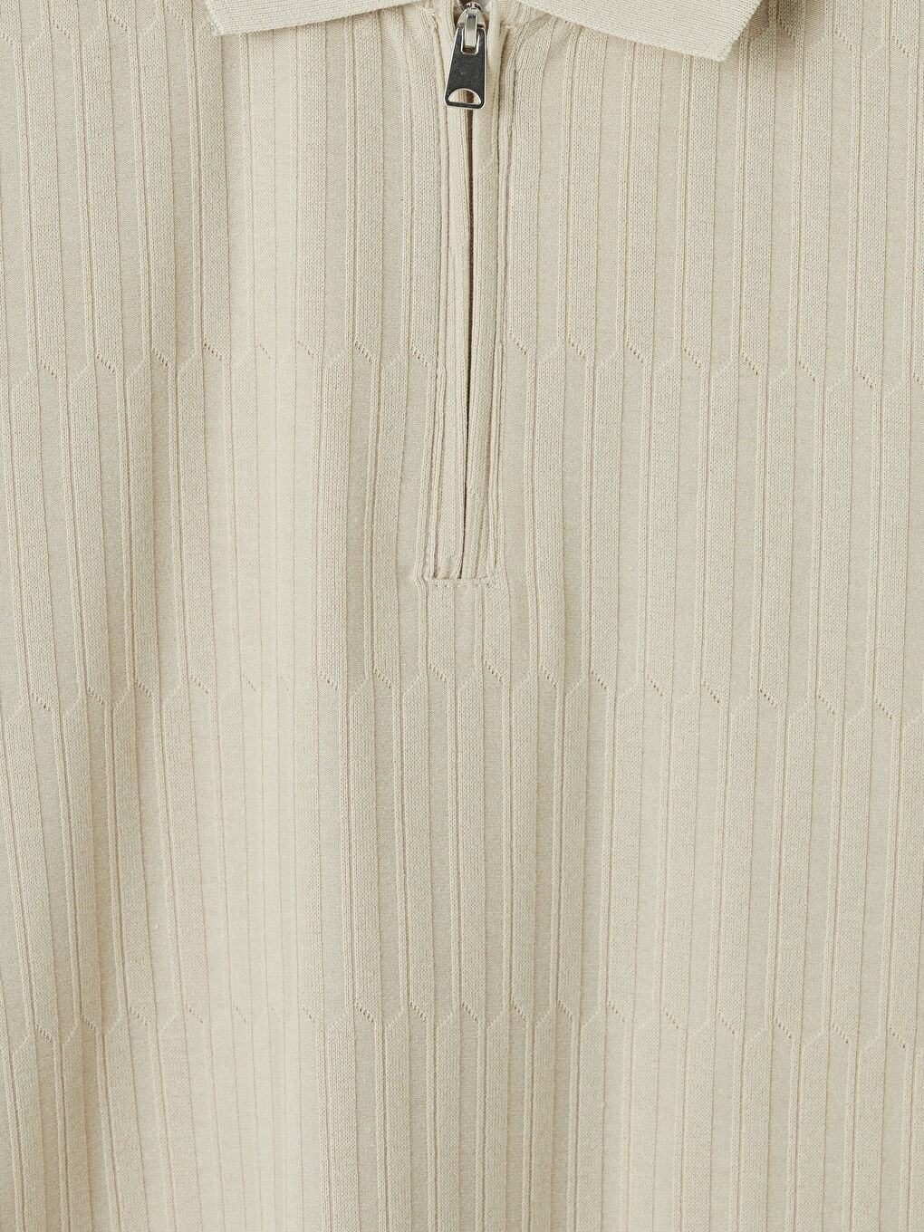 Gri Polo Yaka Erkek Tişört-2